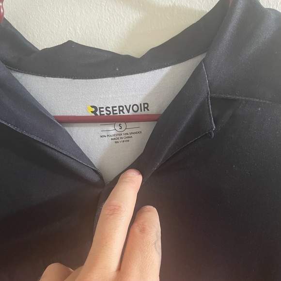 Reservoir Black and Red Mountain Print Shirt Button Casual NWT Mens Size Small - Picture 4 of 9